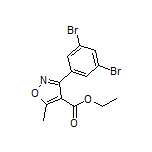 3-(3,5-二溴苯基)-5-甲基异噁唑-4-甲酸乙酯