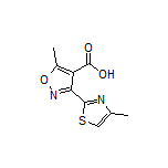 5-甲基-3-(4-甲基-2-噻唑基)异噁唑-4-甲酸