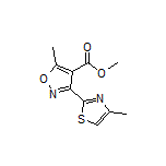 5-甲基-3-(4-甲基-2-噻唑基)异噁唑-4-甲酸甲酯