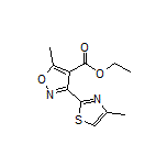 5-甲基-3-(4-甲基-2-噻唑基)异噁唑-4-甲酸乙酯