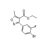 3-(4-溴-3-氟苯基)-5-甲基异噁唑-4-甲酸乙酯