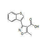 3-(3-苯并噻吩基)-5-甲基异噁唑-4-甲酸