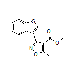 3-(3-苯并噻吩基)-5-甲基异噁唑-4-甲酸甲酯
