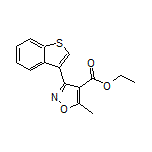 3-(3-苯并噻吩基)-5-甲基异噁唑-4-甲酸乙酯