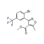 3-[2-溴-5-(三氟甲基)苯基]-5-甲基异噁唑-4-甲酸甲酯