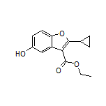 2-环丙基-5-羟基苯并呋喃-3-甲酸乙酯