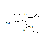 2-环丁基-5-羟基苯并呋喃-3-甲酸乙酯