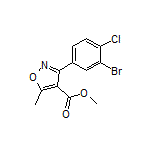 3-(3-溴-4-氯苯基)-5-甲基异噁唑-4-甲酸甲酯