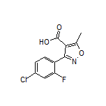 3-(4-氯-2-氟苯基)-5-甲基异噁唑-4-甲酸