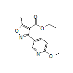 3-(6-甲氧基-3-吡啶基)-5-甲基异噁唑-4-甲酸乙酯