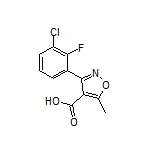 3-(3-氯-2-氟苯基)-5-甲基异噁唑-4-甲酸