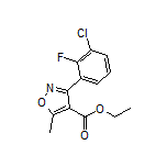 3-(3-氯-2-氟苯基)-5-甲基异噁唑-4-甲酸乙酯