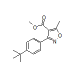 3-[4-(叔丁基)苯基]-5-甲基异噁唑-4-甲酸甲酯