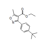 3-[4-(叔丁基)苯基]-5-甲基异噁唑-4-甲酸乙酯