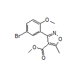 3-(5-溴-2-甲氧基苯基)-5-甲基异噁唑-4-甲酸甲酯