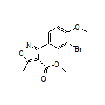 3-(3-溴-4-甲氧基苯基)-5-甲基异噁唑-4-甲酸甲酯