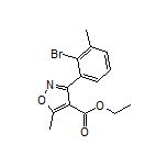 3-(2-溴-3-甲基苯基)-5-甲基异噁唑-4-甲酸乙酯
