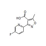 3-(5-氟-2-吡啶基)-5-甲基异噁唑-4-甲酸