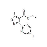 3-(5-氟-2-吡啶基)-5-甲基异噁唑-4-甲酸乙酯
