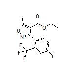 3-[4-氟-2-(三氟甲基)苯基]-5-甲基异噁唑-4-甲酸乙酯