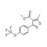 5-甲基-3-[4-(三氟甲氧基)苯基]异噁唑-4-甲酸甲酯