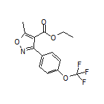 5-甲基-3-[4-(三氟甲氧基)苯基]异噁唑-4-甲酸乙酯
