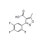 5-甲基-3-(2,4,5-三氟苯基)异噁唑-4-甲酸
