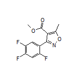 5-甲基-3-(2,4,5-三氟苯基)异噁唑-4-甲酸甲酯