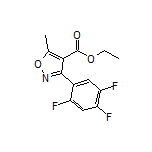 5-甲基-3-(2,4,5-三氟苯基)异噁唑-4-甲酸乙酯