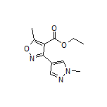 5-甲基-3-(1-甲基-4-吡唑基)异噁唑-4-甲酸乙酯