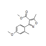 3-(4-甲氧基-2-甲基苯基)-5-甲基异噁唑-4-甲酸甲酯