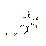 3-[4-(二氟甲氧基)苯基]-5-甲基异噁唑-4-甲酸