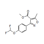 3-[4-(二氟甲氧基)苯基]-5-甲基异噁唑-4-甲酸甲酯