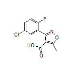 3-(5-氯-2-氟苯基)-5-甲基异噁唑-4-甲酸
