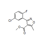 3-(5-氯-2-氟苯基)-5-甲基异噁唑-4-甲酸甲酯