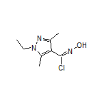 1-乙基-N-羟基-3,5-二甲基-1H-吡唑-4-亚氨代甲酰氯