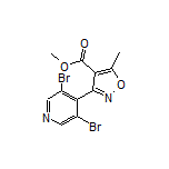 3-(3,5-二溴-4-吡啶基)-5-甲基异噁唑-4-甲酸甲酯