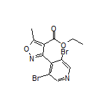 3-(3,5-二溴-4-吡啶基)-5-甲基异噁唑-4-甲酸乙酯