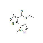 5-甲基-3-(1-甲基-5-吡唑基)异噁唑-4-甲酸乙酯