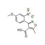 3-(4-甲氧基-2-硝基苯基)-5-甲基异噁唑-4-甲酸