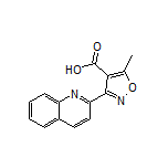 5-甲基-3-(2-喹啉基)异噁唑-4-甲酸