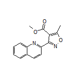 5-甲基-3-(2-喹啉基)异噁唑-4-甲酸甲酯