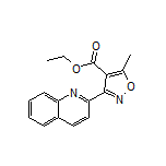 5-甲基-3-(2-喹啉基)异噁唑-4-甲酸乙酯