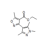 5-甲基-3-(1,3,5-三甲基-4-吡唑基)异噁唑-4-甲酸乙酯