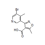 3-(5-溴-4-甲基-3-吡啶基)-5-甲基异噁唑-4-甲酸