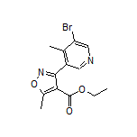 3-(5-溴-4-甲基-3-吡啶基)-5-甲基异噁唑-4-甲酸乙酯