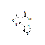 5-甲基-3-(4-噻唑基)异噁唑-4-甲酸