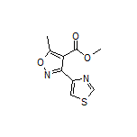 5-甲基-3-(4-噻唑基)异噁唑-4-甲酸甲酯