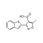 3-(2-苯并噻吩基)-5-甲基异噁唑-4-甲酸