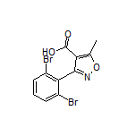 3-(2,6-二溴苯基)-5-甲基异噁唑-4-甲酸